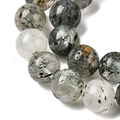 天然石ビーズ連売り  ラウンド  グリーン  12.5mm  穴：0.8~1mm  約32個/連  15.67''（39.8cm）〜15.75''（40cm）&nbsp;G-D359-B02-12mm