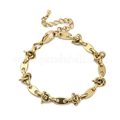 304 Stainless Steel Coffee Bean Chains for Men Women&nbsp;BJEW-G725-01G