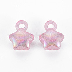 Transparent Crackle Acrylic Pendants&nbsp;LS-MACR-S373-63-L05