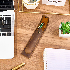 Crazy Horse Leather Pencil Case&nbsp;OFST-WH20816-001A