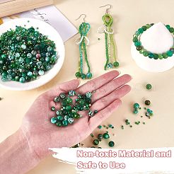 2 Bag Glass Round Beads Set&nbsp;JX547B