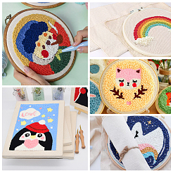 Linen Cloth for Punch Needle&nbsp;DIY-WH0032-43