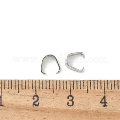 304ステンレススチールスナップオンベイル  ステンレス鋼色  5.5x5.5x2.5mm&nbsp;STAS-Z122-38P
