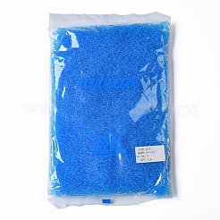 TOHOラウンドシードビーズ  日本製シードビーズ  （3)つの透明なアクアマリン  8/0  3mm  穴：1mm  約10000個/ポンド&nbsp;SEED-TR08-0003