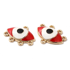 Alloy Enamel Chandelier Component Links&nbsp;PALLOY-E027-VF707-2