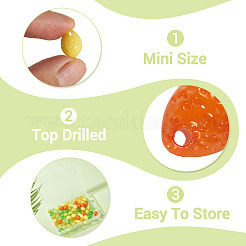 60Pcs 6 Styles Transparent and Opaque Acrylic Beads&nbsp;OACR-TA0004-51