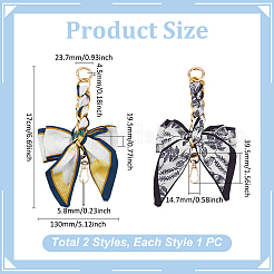 2Pcs 2 Colors Alloy Handbag Chain Straps&nbsp;FIND-UN0016-44