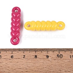Dyed & Heated Acrylic Connector Charms&nbsp;OACR-N162-16
