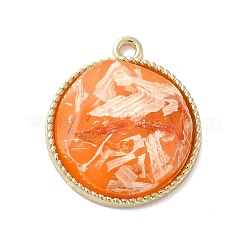 Resin Shell Pendants&nbsp;RESI-D054-02LG-04