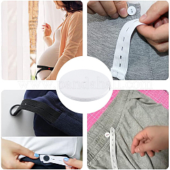 20Pcs Resin Buttons with 30M Polypropylene & Polycotton Flat Elastic Cord&nbsp;DIY-GF0009-64B