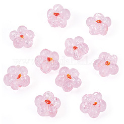10Pcs Transparent Handmade Bumpy Lampwork Beads&nbsp;LAMP-TADJ0001-48E