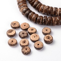 Natural Coconut Rondelle Bead Strands&nbsp;COCB-O001-02