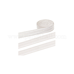 2mメタリックヤーンリボン  洋服の縫製に  銀  1/2インチ（12mm）  約2.19ヤード（2m）/ pc&nbsp;SRIB-WH0011-220B-02