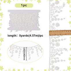 5 Yards Flower Polyester Ribbon&nbsp;OCOR-GF0004-08A