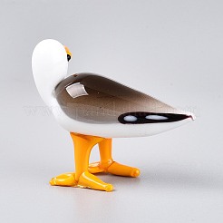 手作りのランプワークシーミュウのディスプレイ装飾  ホームデスクトップ装飾用  キャメル  51x66x25mm&nbsp;LAMP-N028-28