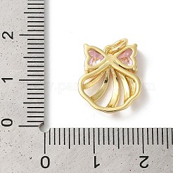 Rack Plating Brass Cubic Zirconia Pendants&nbsp;KK-Z056-10G