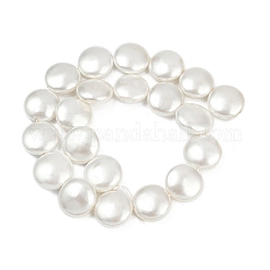 Electroplated Shell Pearl Beads Strands&nbsp;BSHE-G027-13D