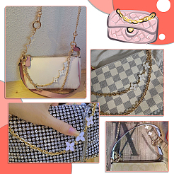 2Pcs Alloy Enamel Bag Decorative Chains&nbsp;DIY-PH0010-81