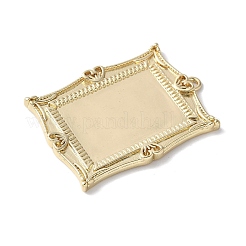 Brass Pendant Cabochon Settings&nbsp;KK-V005-01G-04