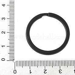 アイアンスプリットリング  ブラック  30x2mm  内径：24.5mm&nbsp;IFIN-H065-02A-EB