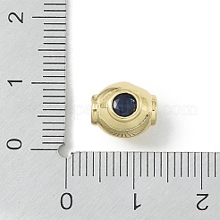 Rack Plating Brass Micro Pave Cubic Zirconia Beads&nbsp;KK-A220-24E-G