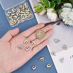40Pcs 2 Colors Rack Plating Alloy Pendants&nbsp;FIND-FH0004-51