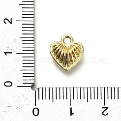 合金ペンダント  ハートチャーム  ゴールドカラー  10.5x10x5.5mm  穴：1.6mm&nbsp;FIND-A051-01C-G