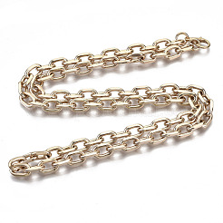 Iron Cable Chains Necklace Making&nbsp;MAK-N034-003A-G