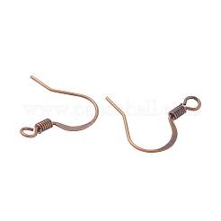 300Pcs 6 Color Brass French Earring Hooks&nbsp;KK-ZZ0001-05-NF