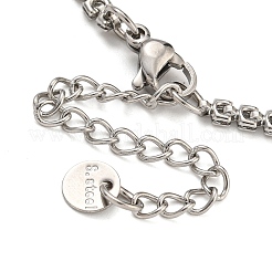 304 Stainless Steel Link Chain Bracelets for Women&nbsp;BJEW-S153-19P