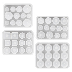 4Pcs 4 Styles DIY Beads Silicone Molds&nbsp;SIMO-TA0001-15