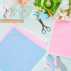 4セット3色の不織布  DIYクラフト用品  正方形  ミックスカラー  300x300x1mm&nbsp;DIY-CP0012-12A