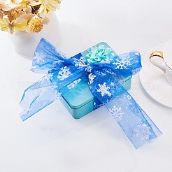 Snowflake Deco Mesh Ribbons&nbsp;OCOR-P010-G14