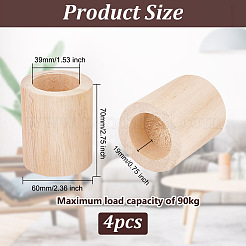 Wood Riser&nbsp;AJEW-WH0258-952