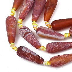 Natural Weathered Agate Beads Strands&nbsp;GG-T001-03
