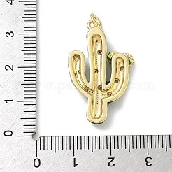 Brass Enamel Pendants&nbsp;KK-B155-21G-01