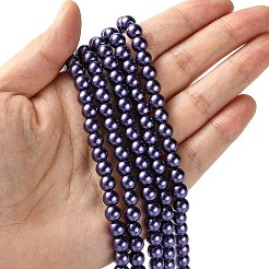 Eco-Friendly Grade A Glass Pearl Beads&nbsp;HY-J002-6mm-HX073