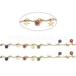 3.28 Feet Handmade Brass Beaded Chains&nbsp;X-CHC-M021-23G