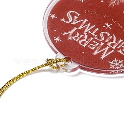 Christmas Theme Acrylic Pendant Decoration&nbsp;LS-HJEW-G021-01A