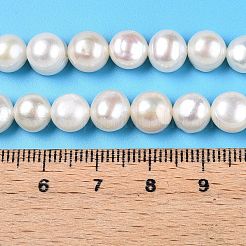 Natural Cultured Freshwater Pearl Beads Strands&nbsp;PEAR-N014-07J