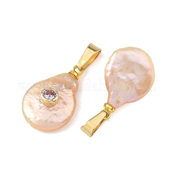 Natural Keshi Pearl Pendants&nbsp;PALLOY-JF06011