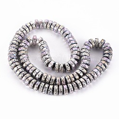 Electroplated Natural Lava Rock Beads Strands&nbsp;G-T114-69