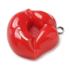 Opaque Resin Pendants&nbsp;RESI-G105-08B