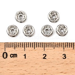 Brass Grade A Crystal Rhinestone Beads&nbsp;RB-A003-6MM-N