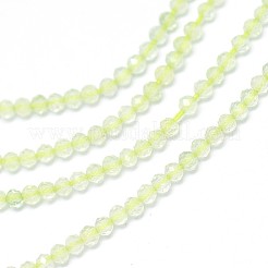 Natural Prehnite Bead Strands&nbsp;G-G914-2mm-10