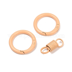 合金スプリングゲート留め具  スプリング金具付き  ビスク  76.5mm&nbsp;PALLOY-Q009-01E