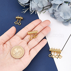 3Pcs 3 Styles 304 Stainless Steel Slide Lock Clasps&nbsp;STAS-UN0042-03B