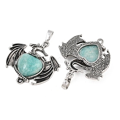 Natural Amazonite Pendants&nbsp;G-A315-04F-AS