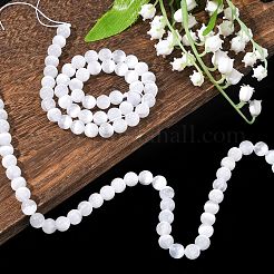Natural Selenite Beads Strands&nbsp;LS-G-N328-025B-02
