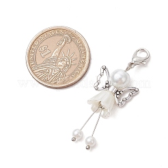 7Pcs 7 Styles Pearlized Glass Pearl Pendant Decorations&nbsp;GL-CJC078